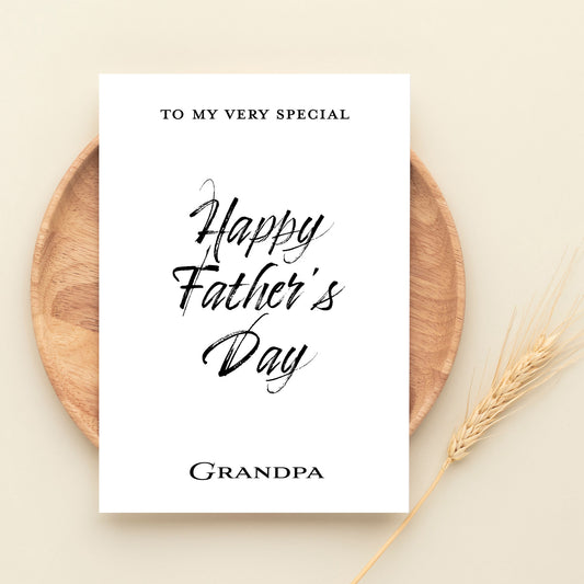 Fathers Day Grandpa Greeting Card