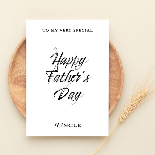Fathers Day Uncle Greeting Card