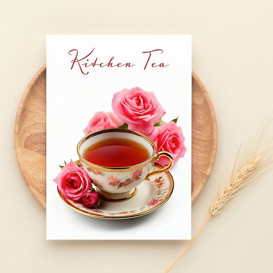 Kitchen Tea Greeting Card